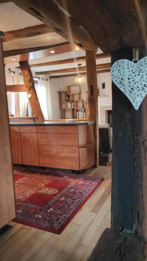 Gite Au Petit Ruisseau-Etage Et Combles-Maison Alsacienne 4 Personnes 4 Nuitees Minimum Langensoultzbach Luaran gambar