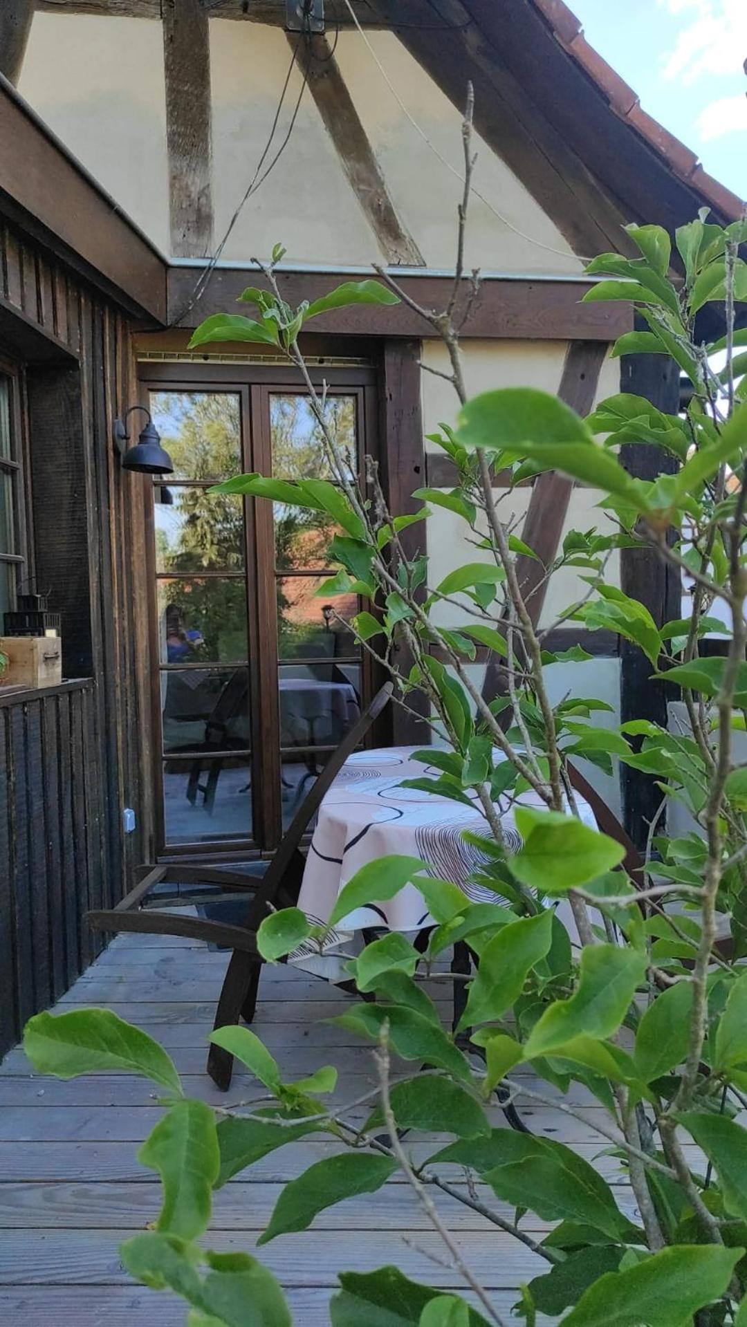 Gite Au Petit Ruisseau-Etage Et Combles-Maison Alsacienne 4 Personnes 4 Nuitees Minimum Langensoultzbach Luaran gambar