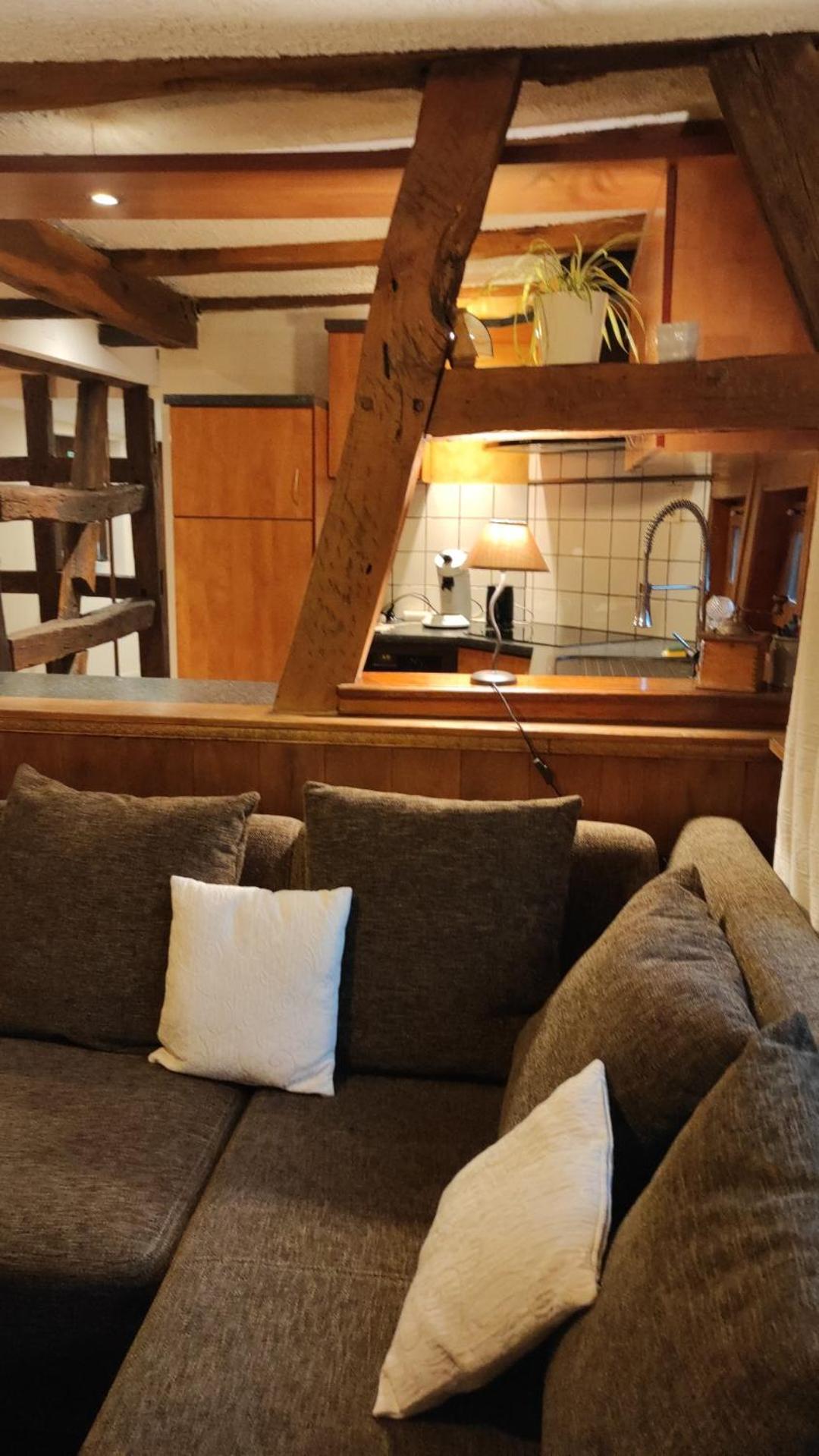 Gite Au Petit Ruisseau-Etage Et Combles-Maison Alsacienne 4 Personnes 4 Nuitees Minimum Langensoultzbach Luaran gambar